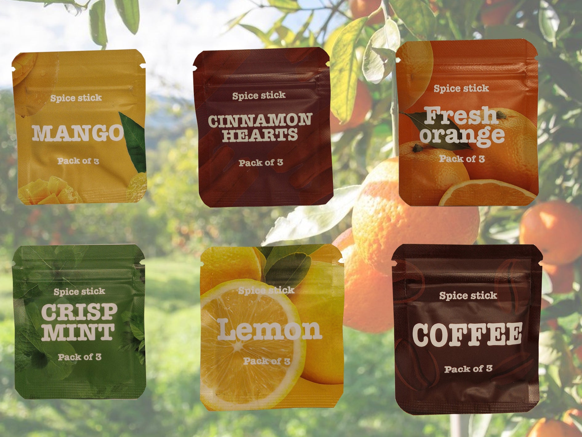 variety of Flavair Packs available